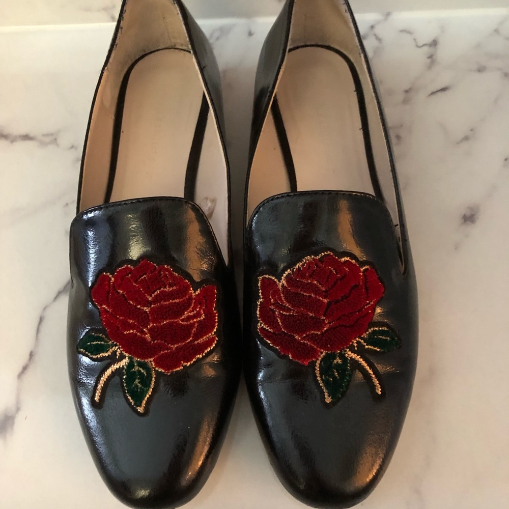 Zara Rose Embroider Style Decor Flats